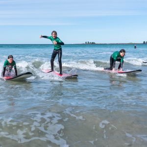kids learn to surf with Go Surf School in port Fairy